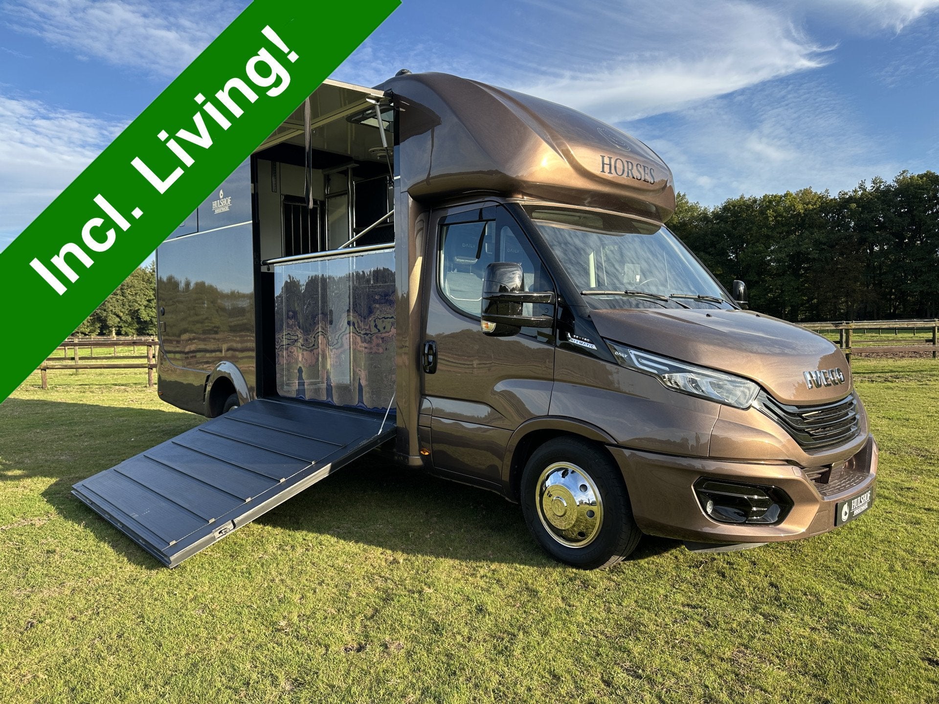 Iveco Daily 2-paards paardenvrachtwagen LIVING 3.0l 180PK Au, Dieren en Toebehoren, Gebruikt, Info@hulshof-trading.nl, Overige typen