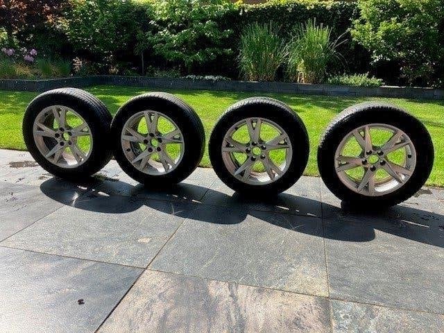 Velgen incl zomerbanden Michelin Primacy 4 Audi A4 2017, Auto-onderdelen, Banden en Velgen, Ophalen, Gebruikt, 255 mm, Banden en Velgen
