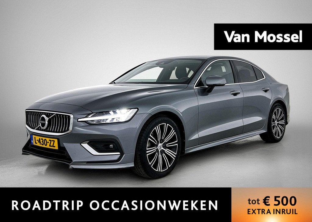 Volvo S60 2.0 B3 Inscription | NAVIGATIE | LEDER | STOELVERW, Auto's, Volvo, 12 maanden, 15 km/l, Euro 6, 4 cilinders