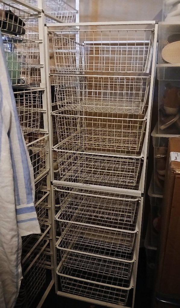 Antonius ikea draadmand wit rek hoogte 1.40 m, Ophalen, Zo goed als nieuw
