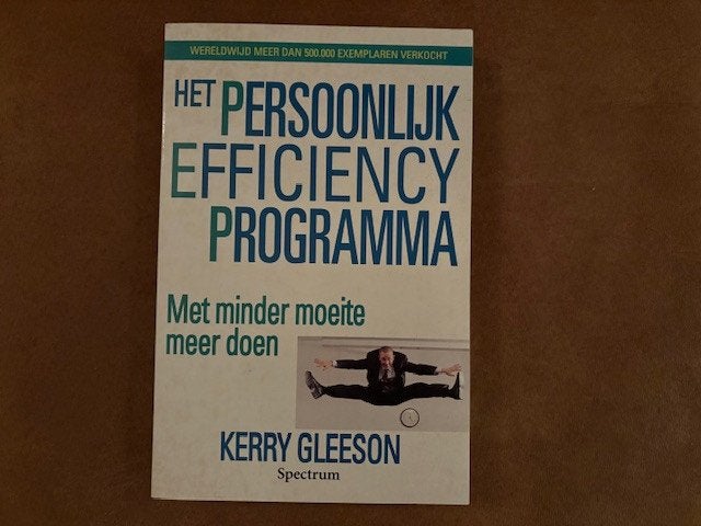 het persoonlijk efficiency programma - Kerry Gleeson, Ophalen of Verzenden, Zo goed als nieuw