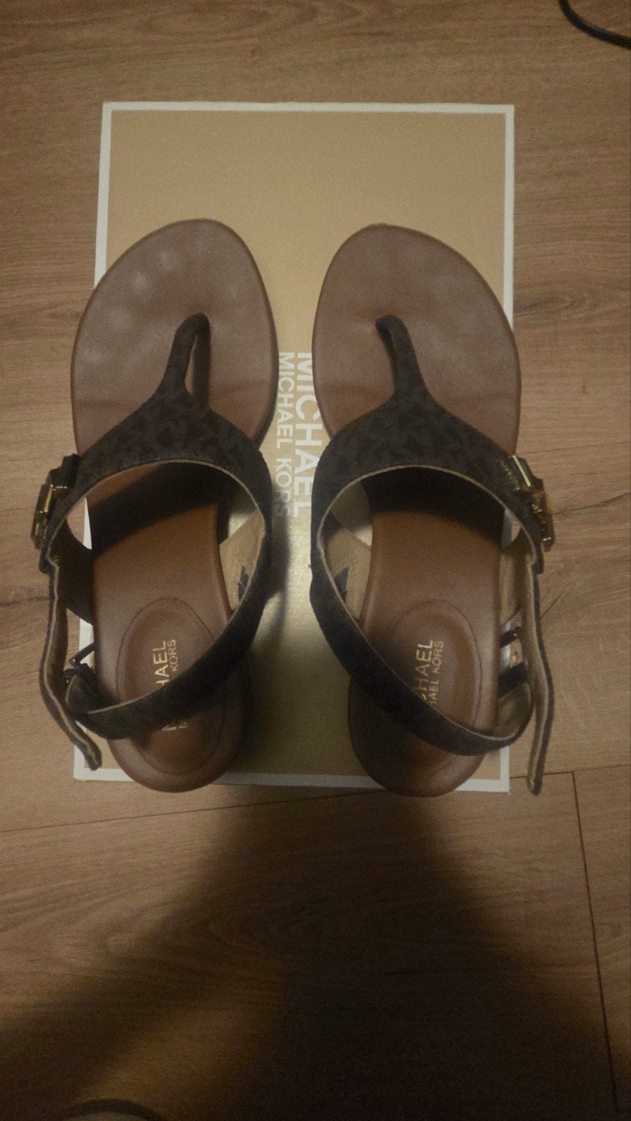 Michael Kors Jelly Sandalen maat 36 - Bruin Multi, Michael Kors, Bruin, Verzenden, Sandalen of Muiltjes