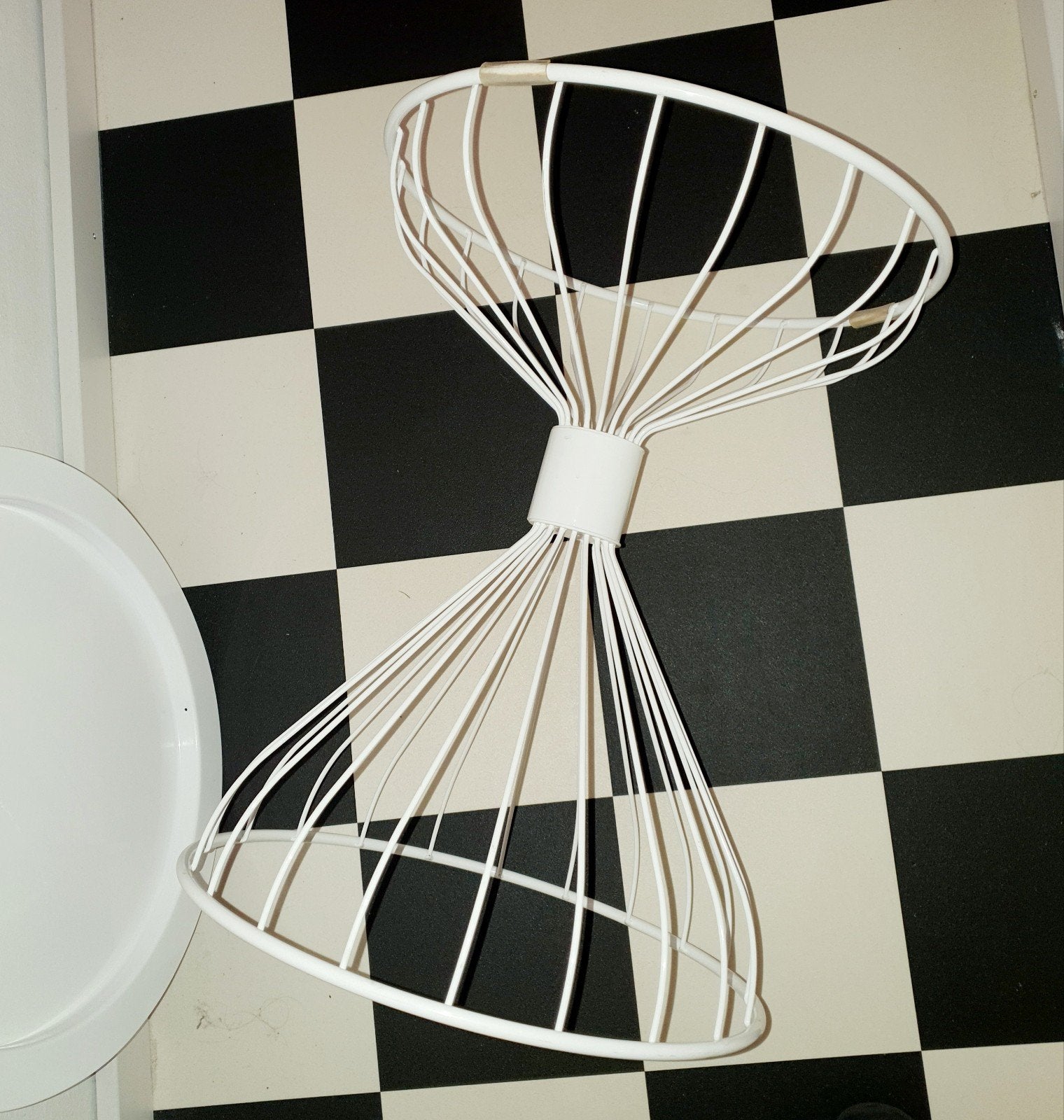 bijzettafeltje zuiver kelly tray dienblad wit hoogglans, Ophalen, 50 tot 100 cm, Rond, Zo goed als nieuw