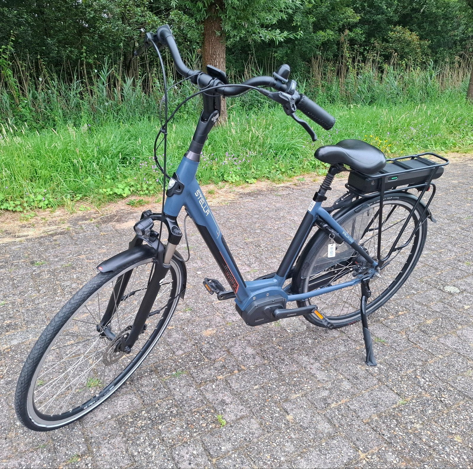 Nette Stella elektrische damesfiets, Shimano middenmotor✅️, Gebruikt, Versnellingen, 50 tot 53 cm, Ophalen