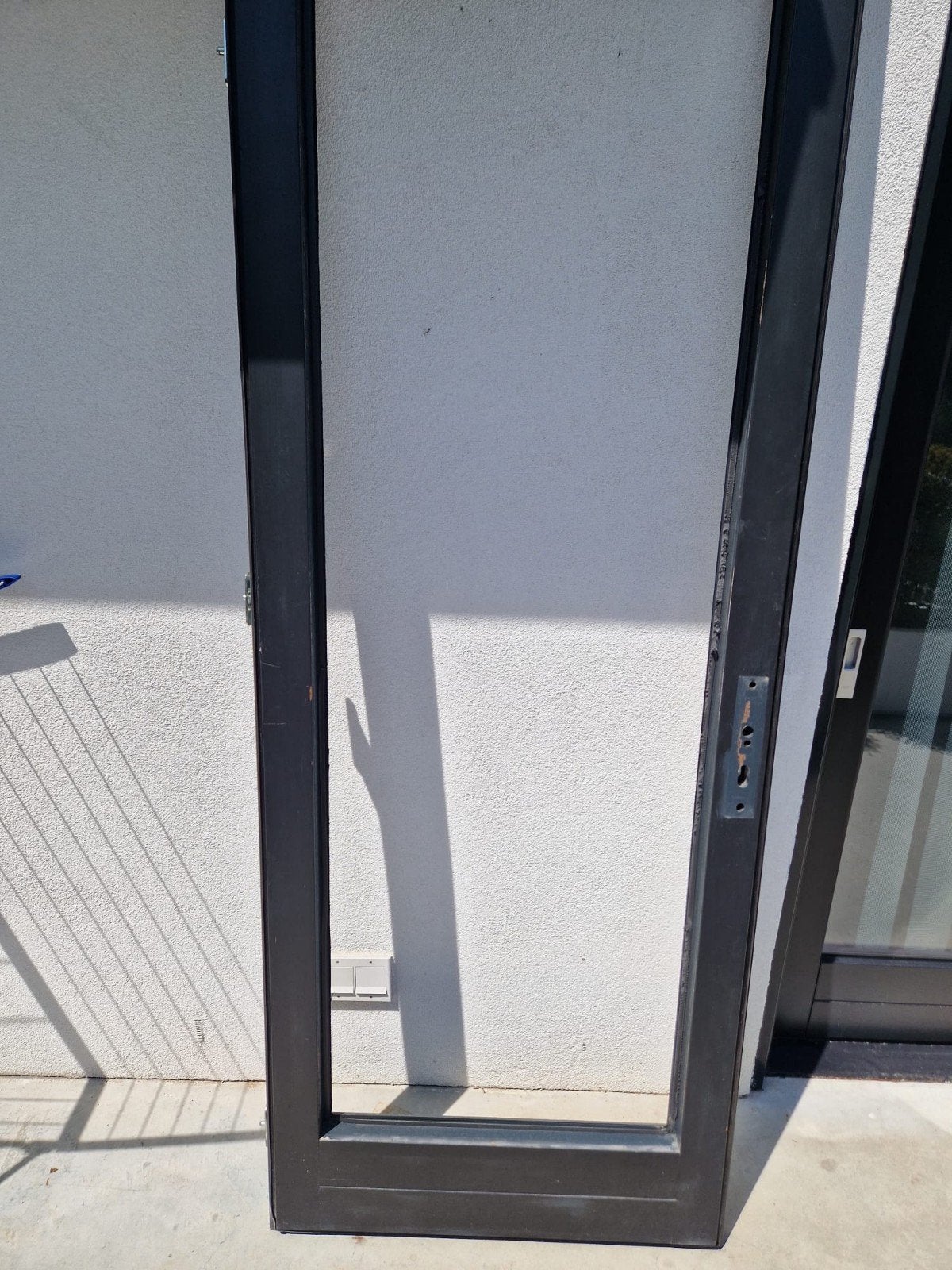 Gratis af te halen buitendeur zonder glas, Gebruikt, Deurkozijn, Inclusief glas, 225 cm of meer