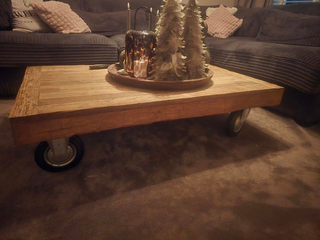 salontafel, Huis en Inrichting, Tafels | Salontafels, 100 tot 150 cm, Minder dan 50 cm, Rechthoekig, 50 tot 100 cm