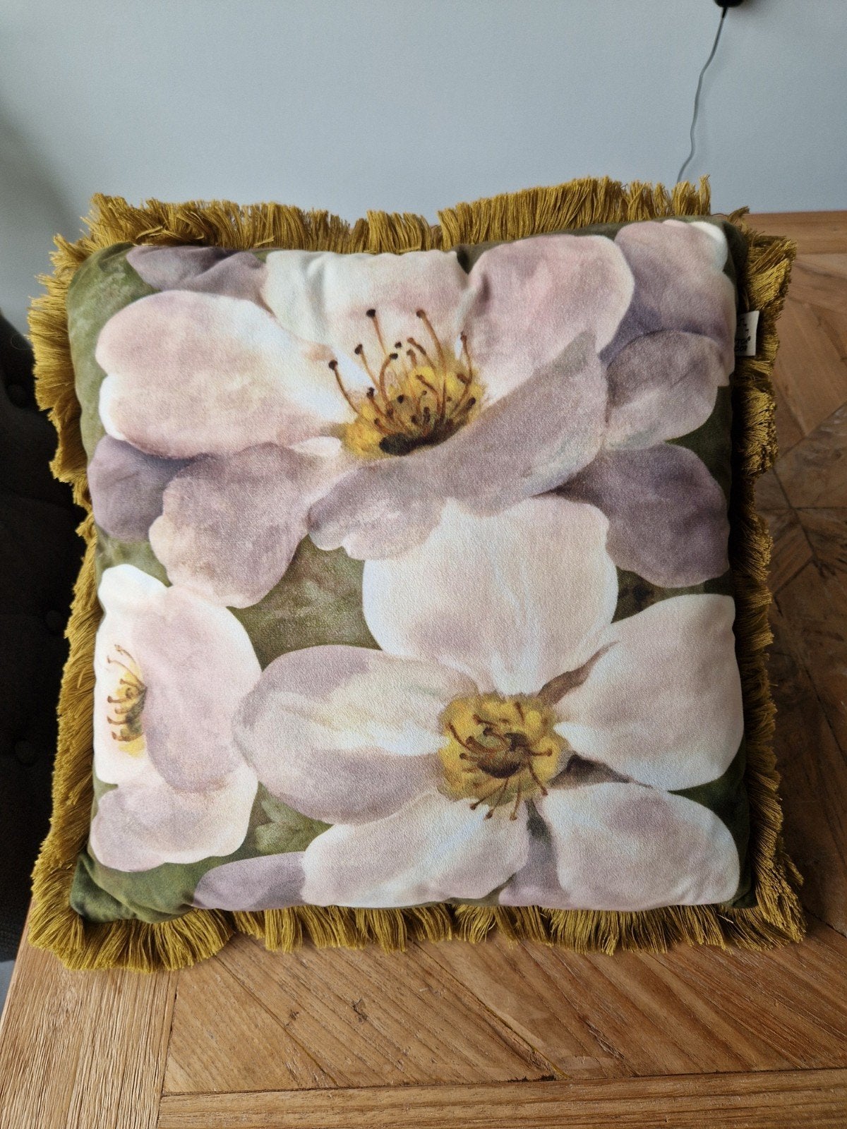 2 mooie Dutch Decor sierkussens met bloemenprint, Meerkleurig, Met print, Vierkant, Ophalen of Verzenden