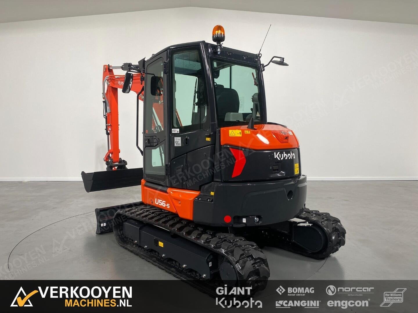 2026 Kubota U56-5 VV1524 Minigraver, Zakelijke goederen, Machines en Bouw | Kranen en Graafmachines, Graafmachine