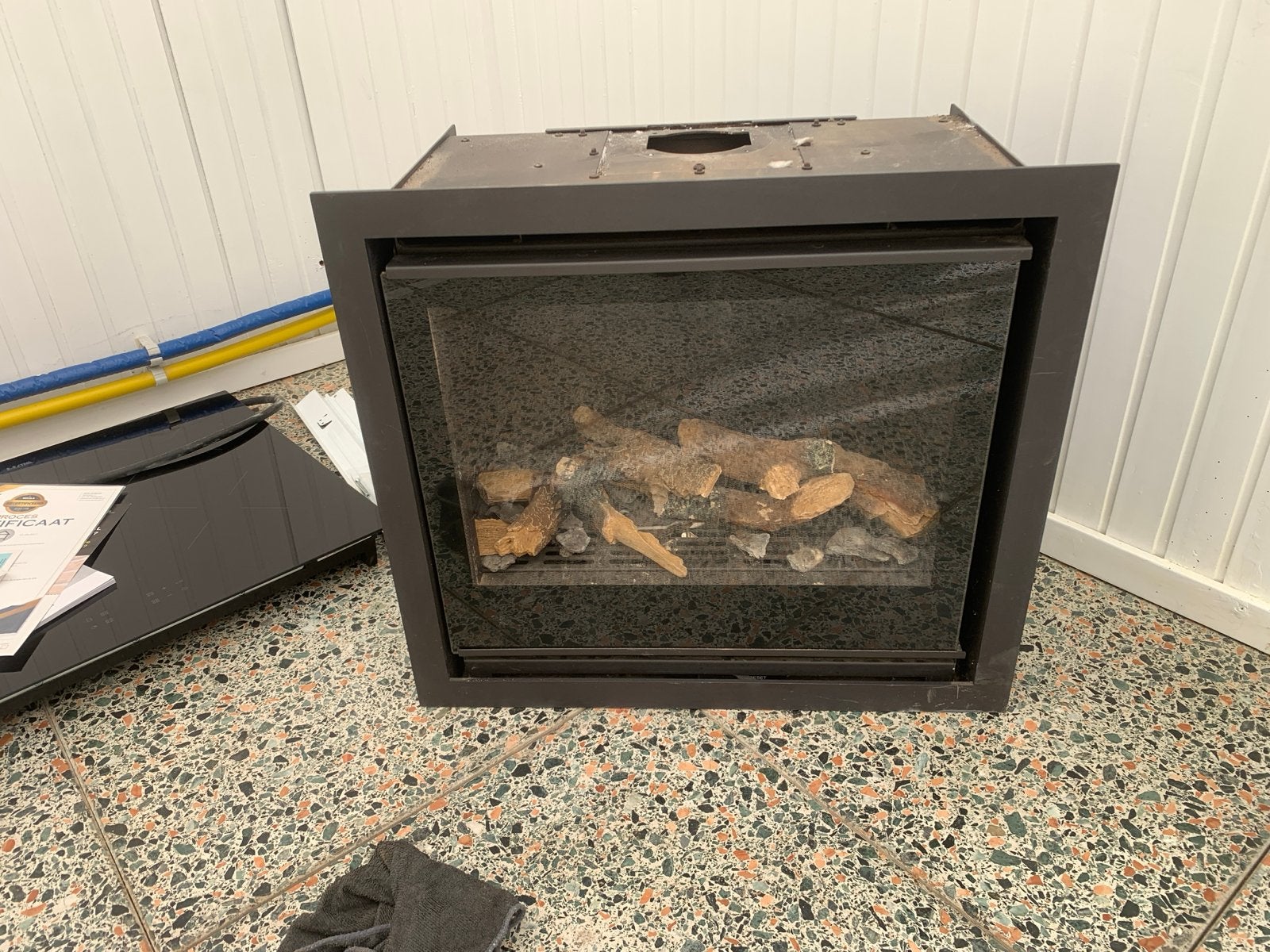 Bellfires inbouw Gashaard, Ophalen, Gebruikt, Inbouwhaard, Gashaard