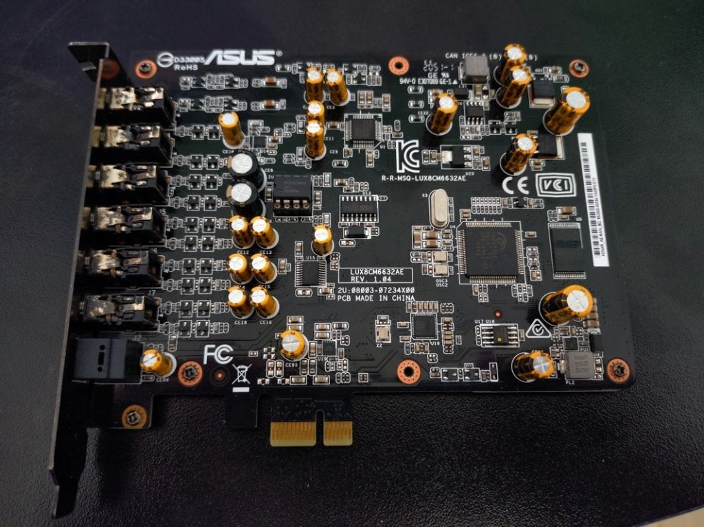 Asus Xonar AE (met LM4562 op-amp), Computers en Software, Geluidskaarten, Ophalen of Verzenden, Gebruikt, Intern, Asus