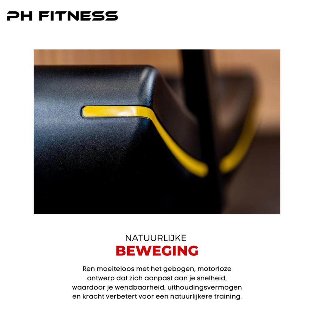 PH Fitness Loopband - Magnetische Weerstand (4 Niveaus), PH Fitness, Onbekend, Nieuw, Ophalen of Verzenden