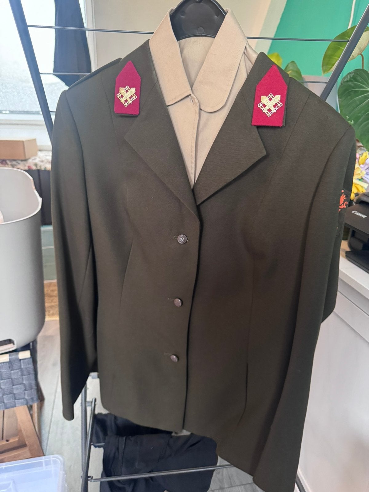 Origineel KL damesuniform 1979, Ophalen, Landmacht, Nederland, Kleding of Schoenen