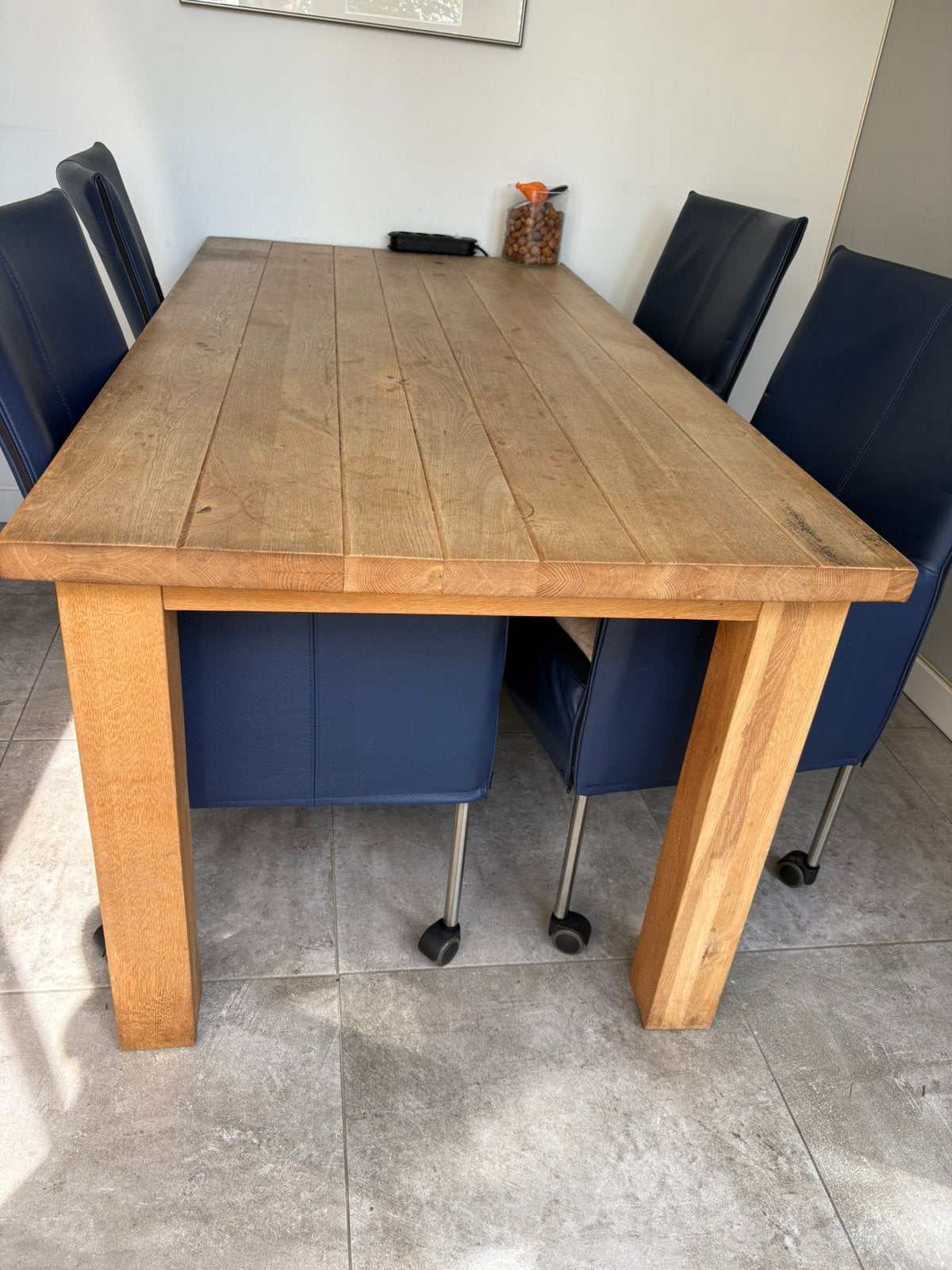 Eettafel van goossens 180x 90, Ophalen, Gebruikt, 4 tot 6 stoelen