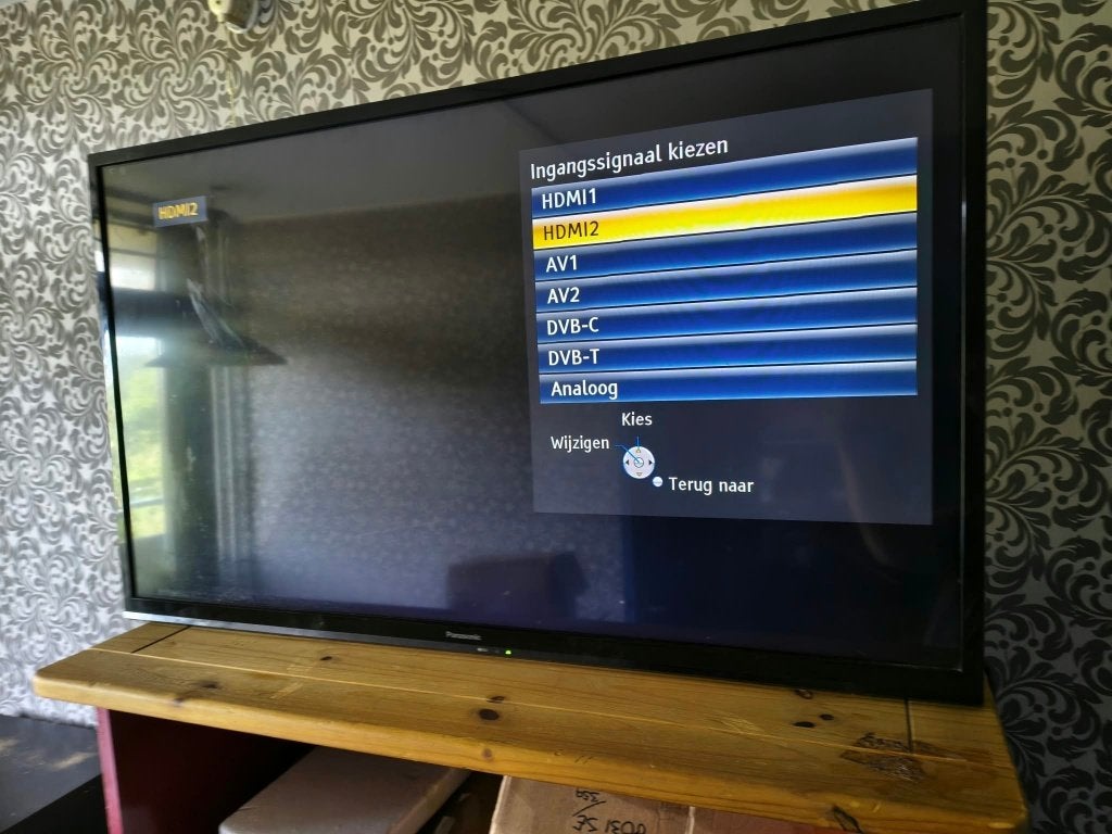 Tv Panasonic 42 inch (ongeveer 107 cm) met afstandbediening, Ophalen, Panasonic, 50 Hz, Zo goed als nieuw