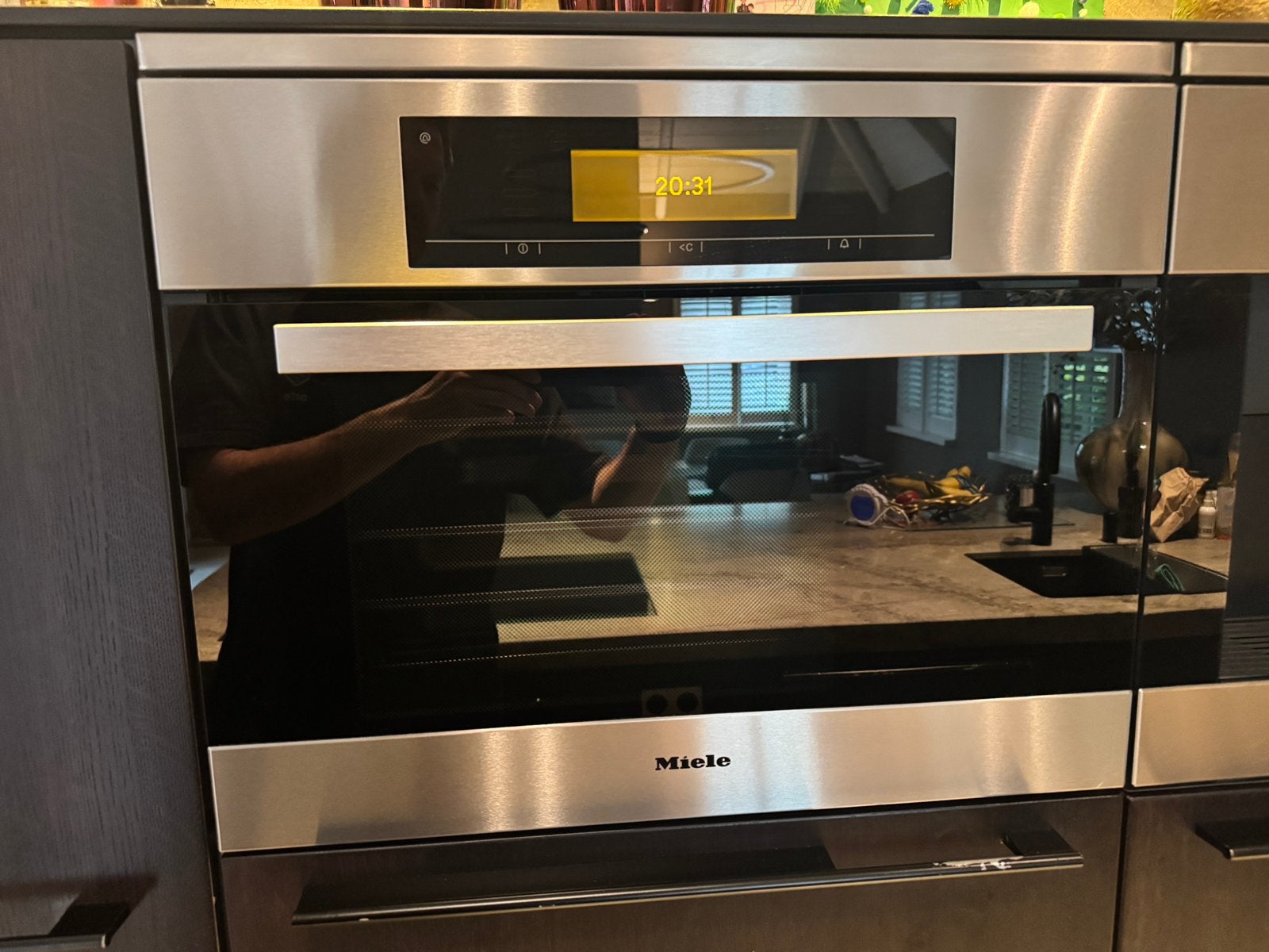Miele stoomoven DG5080 (45cm inbouw) — RVS, Ophalen, Gebruikt, Stoomoven