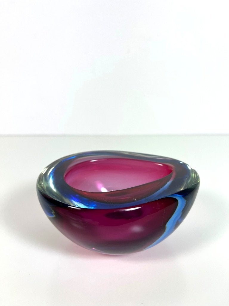 Sommerso Murano schaaltje ,Flavio Poli,Seguso Italië, 1960, Ophalen