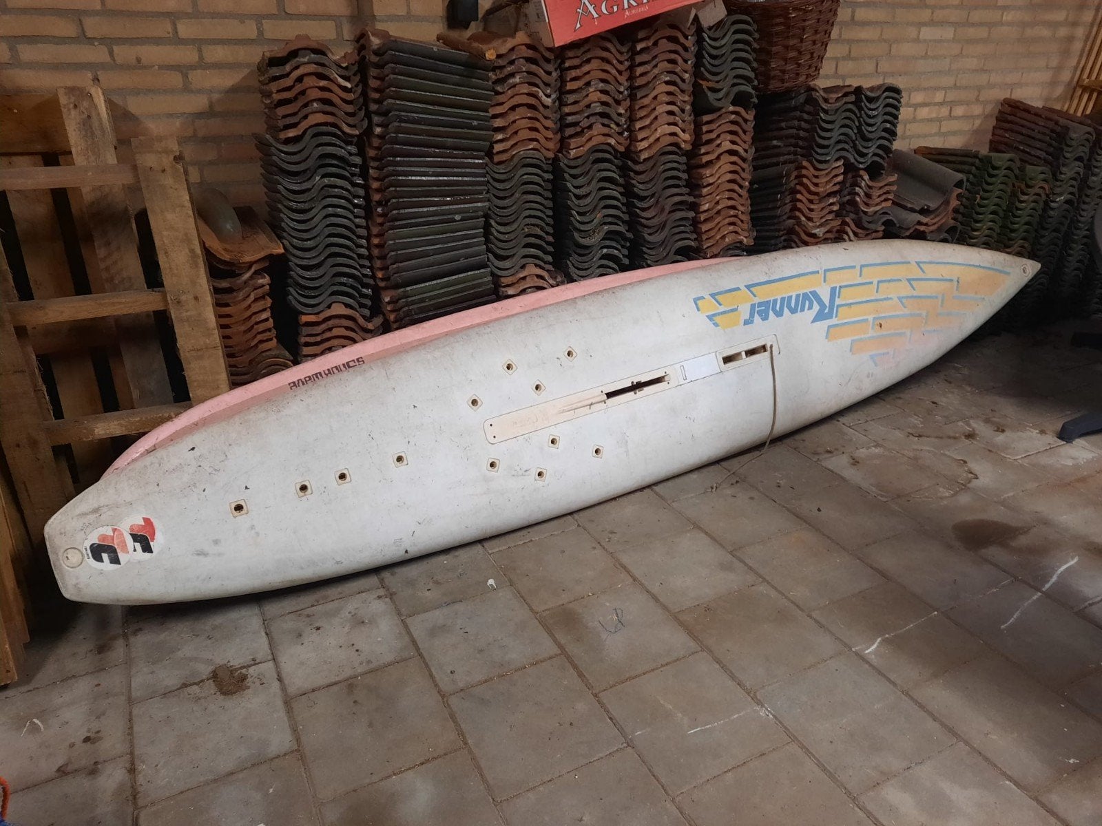 Ten Cate Runner windsurfplank, Watersport en Boten, Windsurfen, Overige merken, Gebruikt, 300 cm of meer, Ophalen of Verzenden