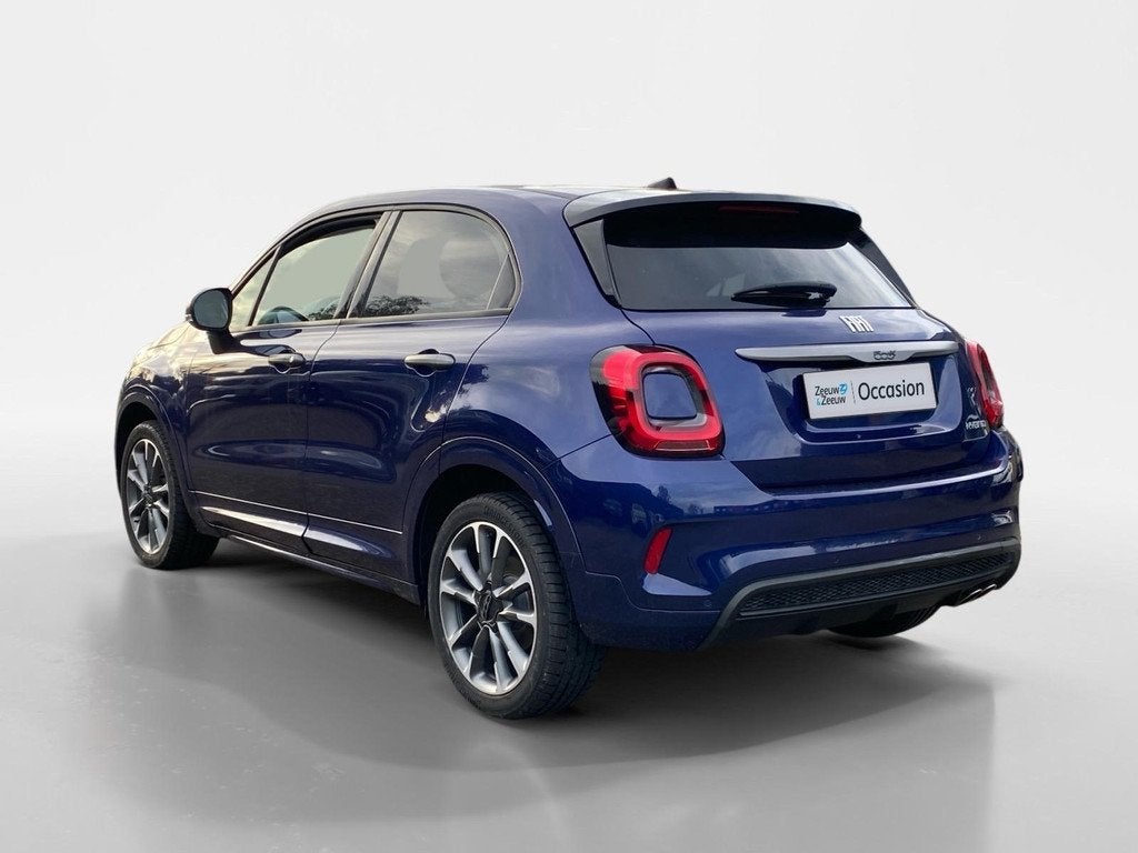 Fiat 500 X Sport | Climate control | Navigatie | Parkeercame, Auto's, Fiat, 12 maanden, Gebruikt, 4 cilinders, Blauw