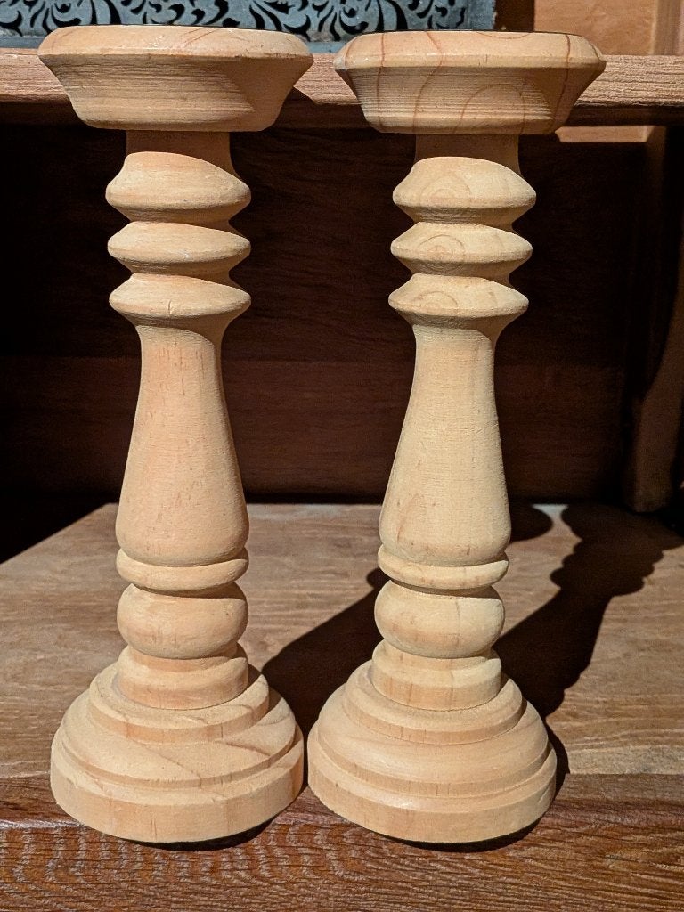 Kandelaars hout meer modellen hout, Ophalen of Verzenden, Zo goed als nieuw, Hout, Kandelaar