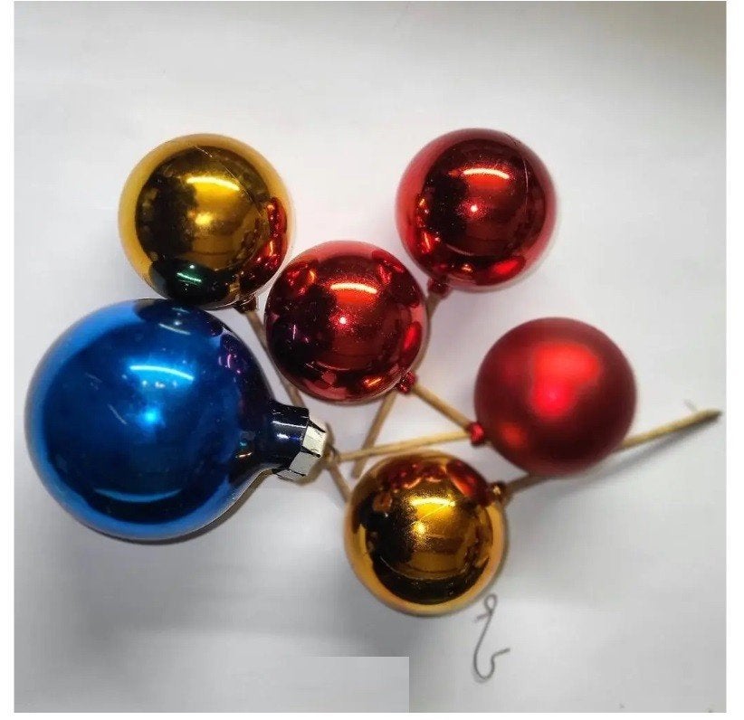 vintage Kerstballen kerstdecoratie retro, Diversen, Ophalen of Verzenden, Gebruikt