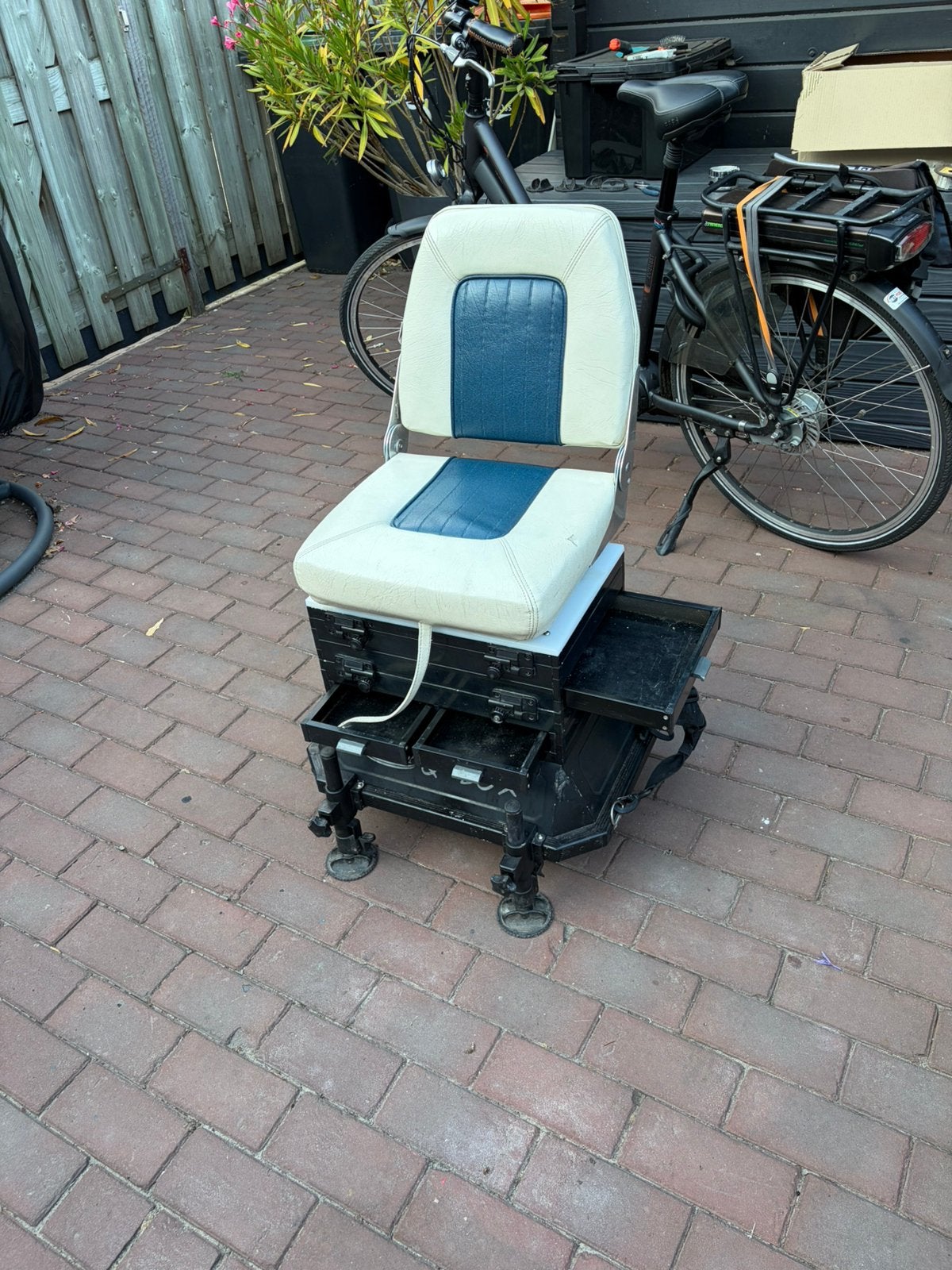 Mooie viskoffer met 6 laden, Ophalen of Verzenden, Zo goed als nieuw, Overige typen