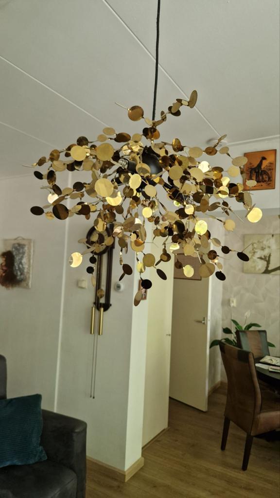Moderne Industriële Halogeen Lamp - Stijlvol Design, Huis en Inrichting, Lampen | Hanglampen, Ophalen, Zo goed als nieuw, Metaal