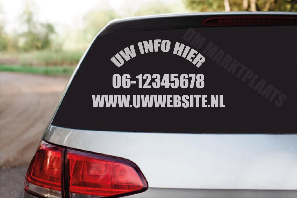 Auto Belettering op Maat | Autoreclame Bestickering, Auto diversen, Tuning en Styling, Ophalen of Verzenden