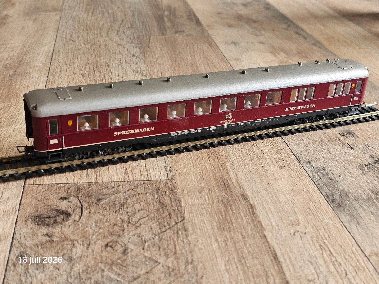 Modeltrein HO Liliput Speisewagen - ZGAN, Gelijkstroom, Wagon, Ophalen of Verzenden, Zo goed als nieuw
