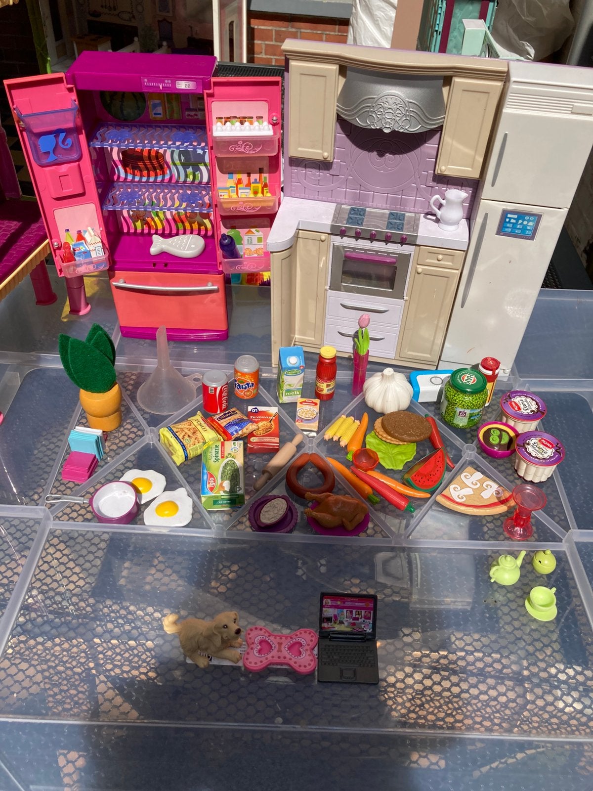 Keukentje, badkamer en andere speeltjes, Kinderen en Baby's, Ophalen, Gebruikt, Toebehoren