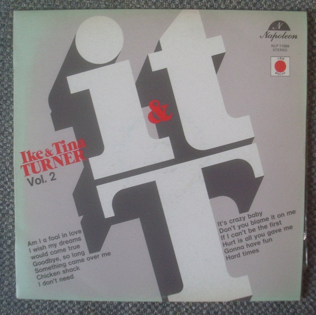 Ike & Tina Turner - Ike & Tina Turner vol.2 (LP) volume 2, Cd's en Dvd's, Vinyl | Rock, LP, Gebruikt, Ophalen of Verzenden, 12 inch