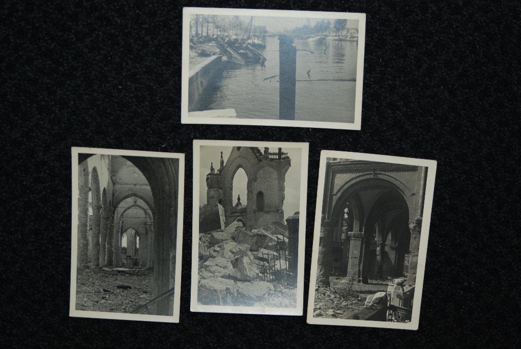 Bombardement Rotterdam 1940, Verzamelen, Militaria | Tweede Wereldoorlog, Ophalen of Verzenden, Overige soorten, Nederland, Foto of Poster