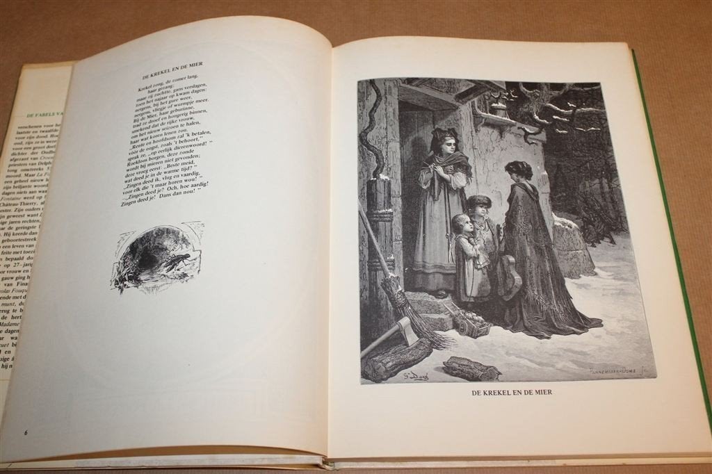 60 Fabels — La Fontaine met Gravures van Doré, Boeken, Sprookjes en Fabels, Ophalen of Verzenden, Gelezen