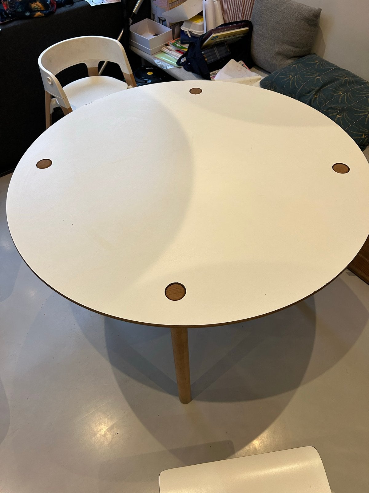 Hay ronde eettafel - Ø 110 cm, Ophalen, Gebruikt, 100 tot 150 cm, Rond