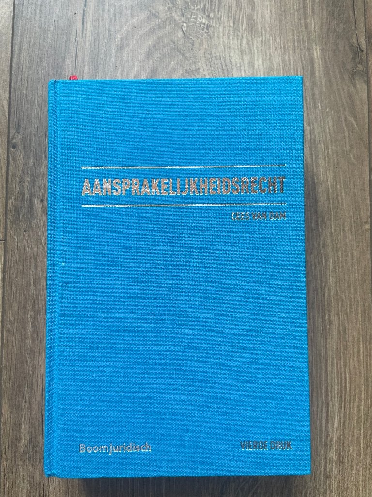 Aansprakelijkheidsrecht - Cees van Dam (4e druk), Boom, Ophalen of Verzenden, Gamma, WO