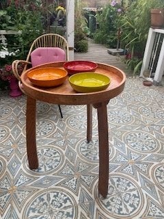 TAFEL MET 2 STOELEN, Huis en Inrichting, Ophalen, Gebruikt, Rechthoekig, 50 tot 100 cm