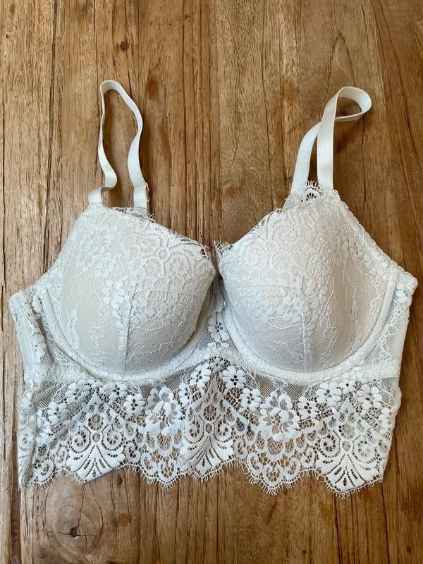 Hunkemöller ecru BH 80C, Hunkemöller, Ophalen of Verzenden, Beige, BH