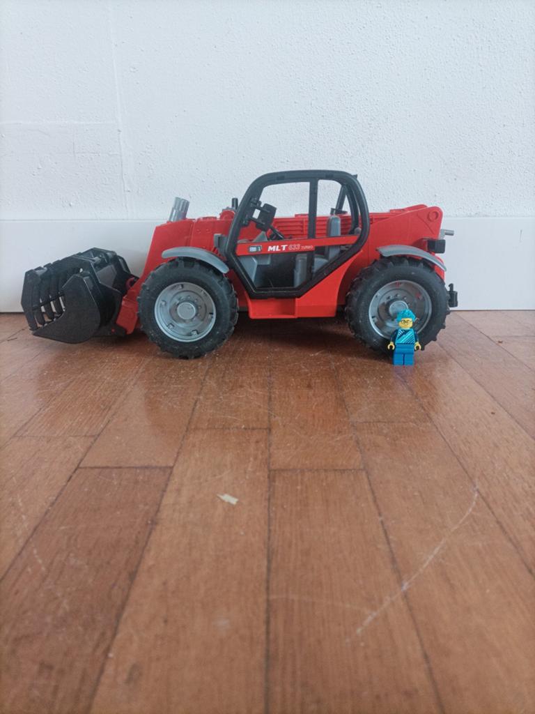 Bruder Manitou MLT 633 Verreiker | Topstaat | Volledig Werke, Ophalen of Verzenden, Zo goed als nieuw, Overige schalen, Onderdeel