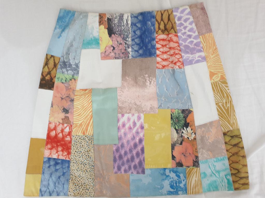 Roberto Cavalli Leren Patchwork Rok, maat S, Kleding | Dames, Rokken, Overige kleuren, Ophalen of Verzenden, Zo goed als nieuw