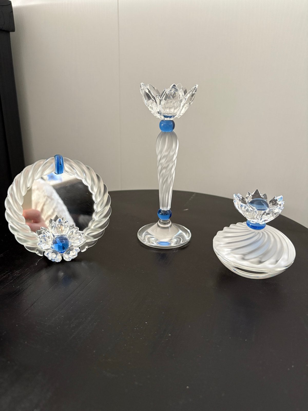 Swarovski set met doos - Onbeschadigd, Ophalen of Verzenden, Zo goed als nieuw, Huisaccessoire