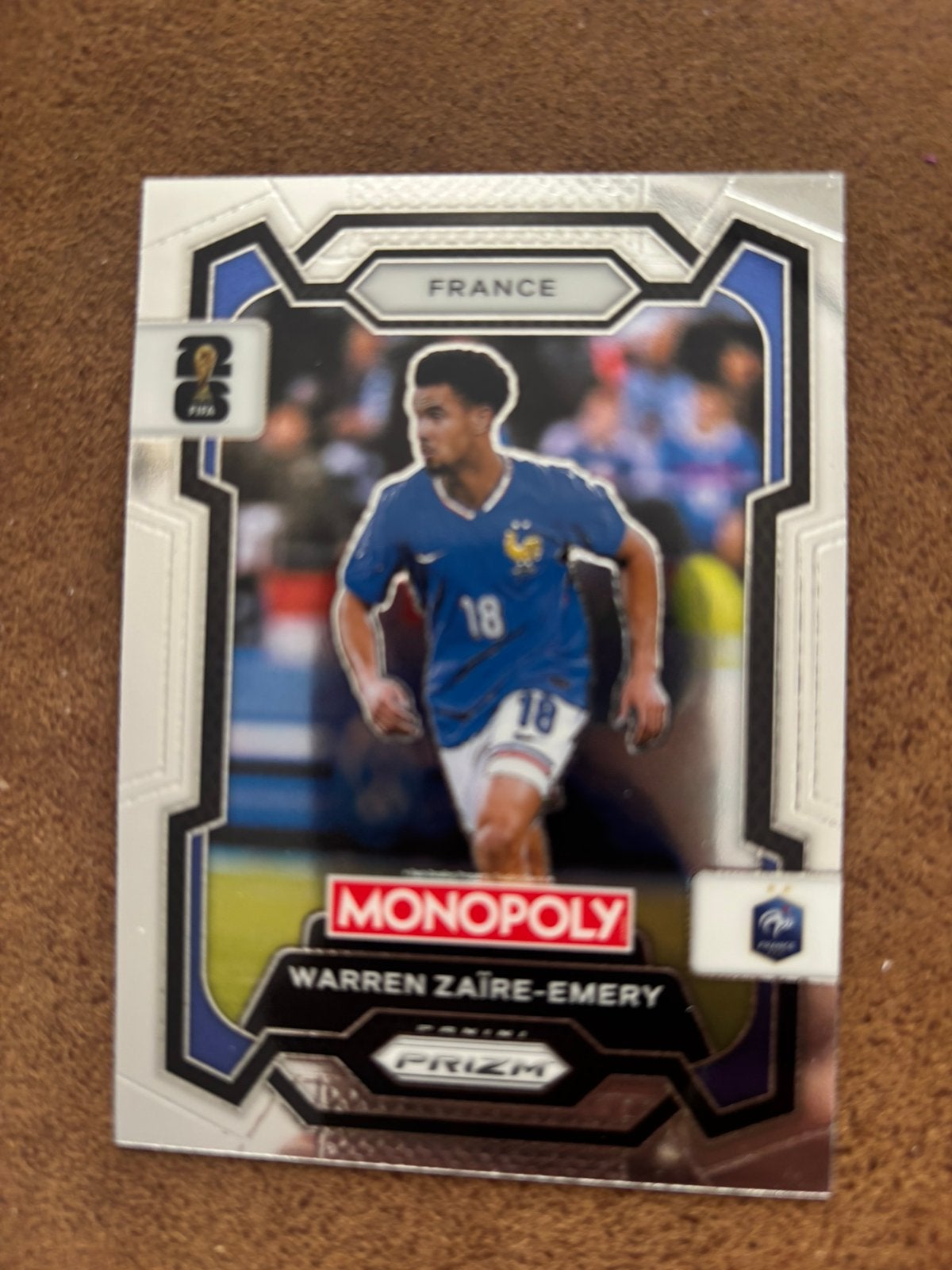 Panini Monopoly Prizm 2026 - Warren Zaire-Emery #11, Verzenden, Nieuw, Buitenlandse clubs, Poster, Plaatje of Sticker