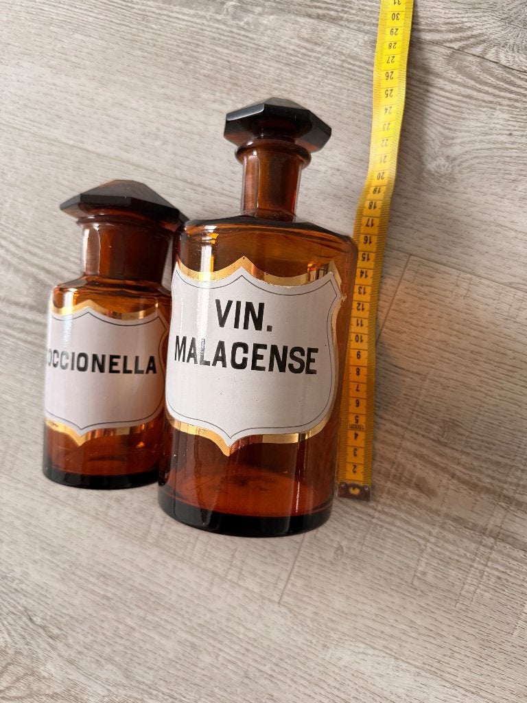 2 authentieke apothekerspotten, Antiek en Kunst, Ophalen