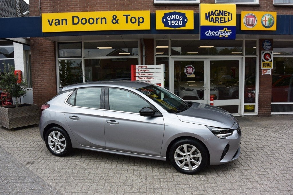 Opel CORSA 1.2 ELEGANCE / Airco / Carplay / Cruise, Voorwielaandrijving, Gebruikt, Euro 6, Met garantie (alle)