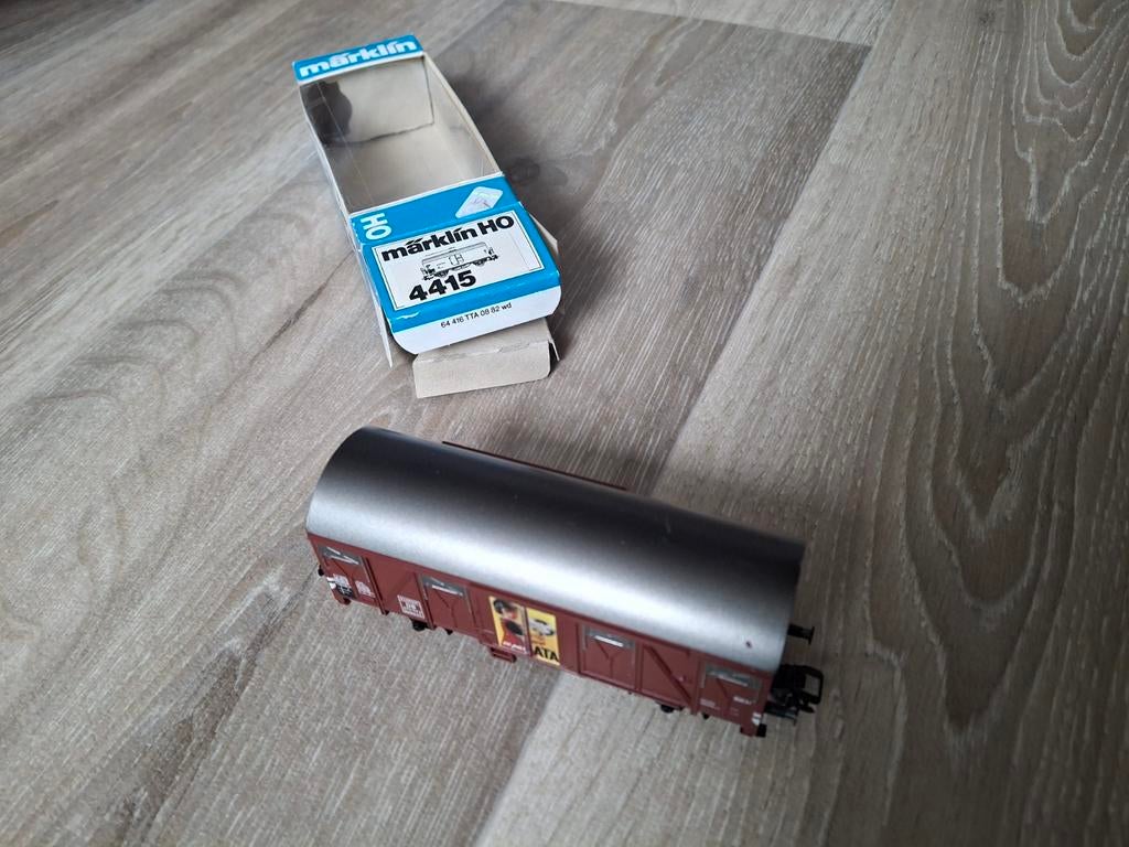 Marklïn HO 4415 goederenwagon DB, Hobby en Vrije tijd, Modeltreinen | H0, Wisselstroom, Wagon, Ophalen of Verzenden, Zo goed als nieuw