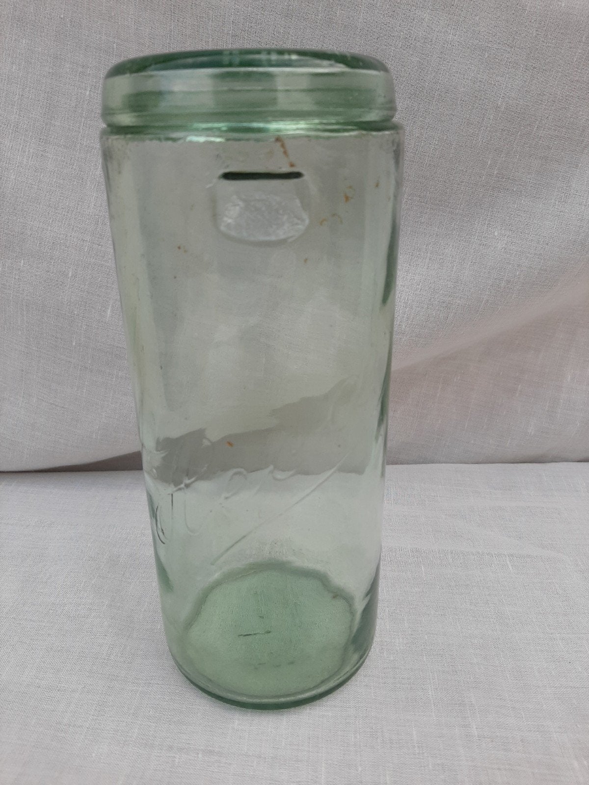 groene weckpot 1 L, Antiek en Kunst, Ophalen of Verzenden