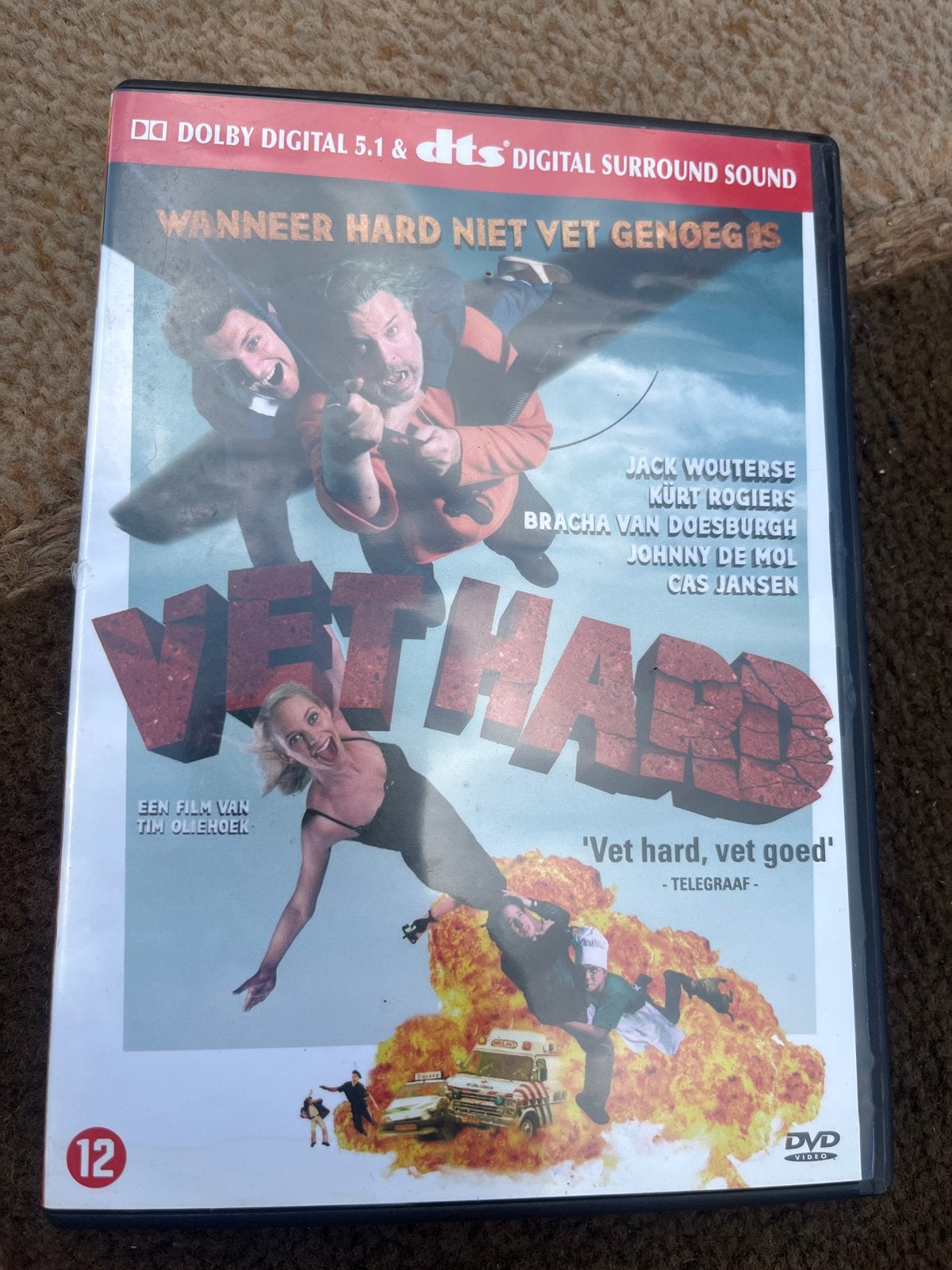 Vethard DVD - Actiethriller met Jack Wouterse, Bonusmateriaal, Nederlands, Actiethriller, Zo goed als nieuw
