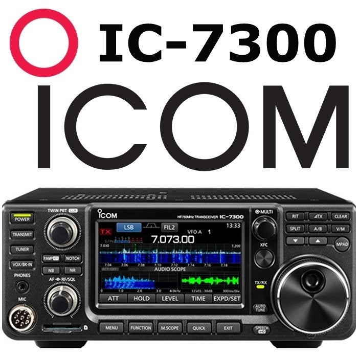 ICOM IC-7300 HF set [ RUIL OF INRUIL KAN ], Ophalen, Zo goed als nieuw, Zender en Ontvanger