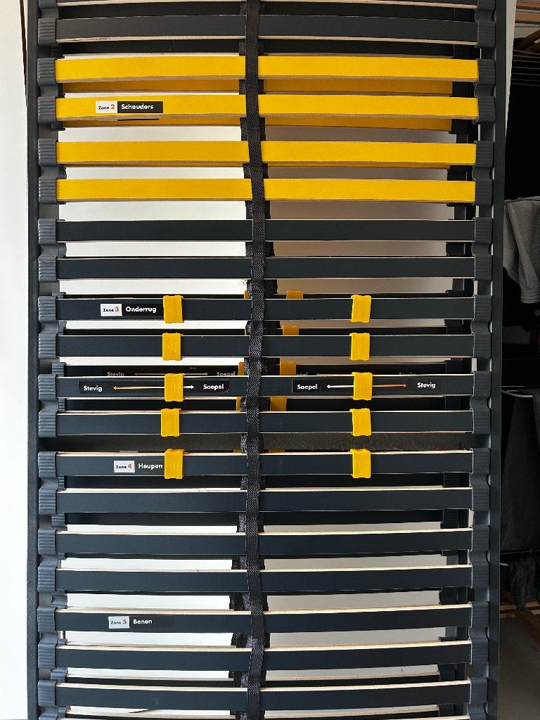 Lattenbodem Bossflex 400 vlak, Ophalen, Eenpersoons, Zo goed als nieuw, 80 cm