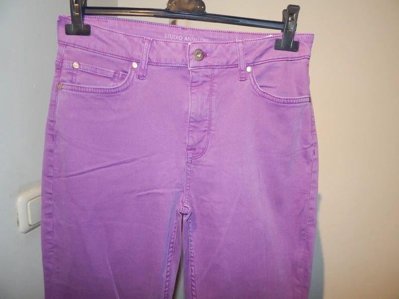 Studio Anneloes mooie paarse broek Nieuw flared fit S/M, Studio Anneloes, Verzenden, Paars, Nieuw