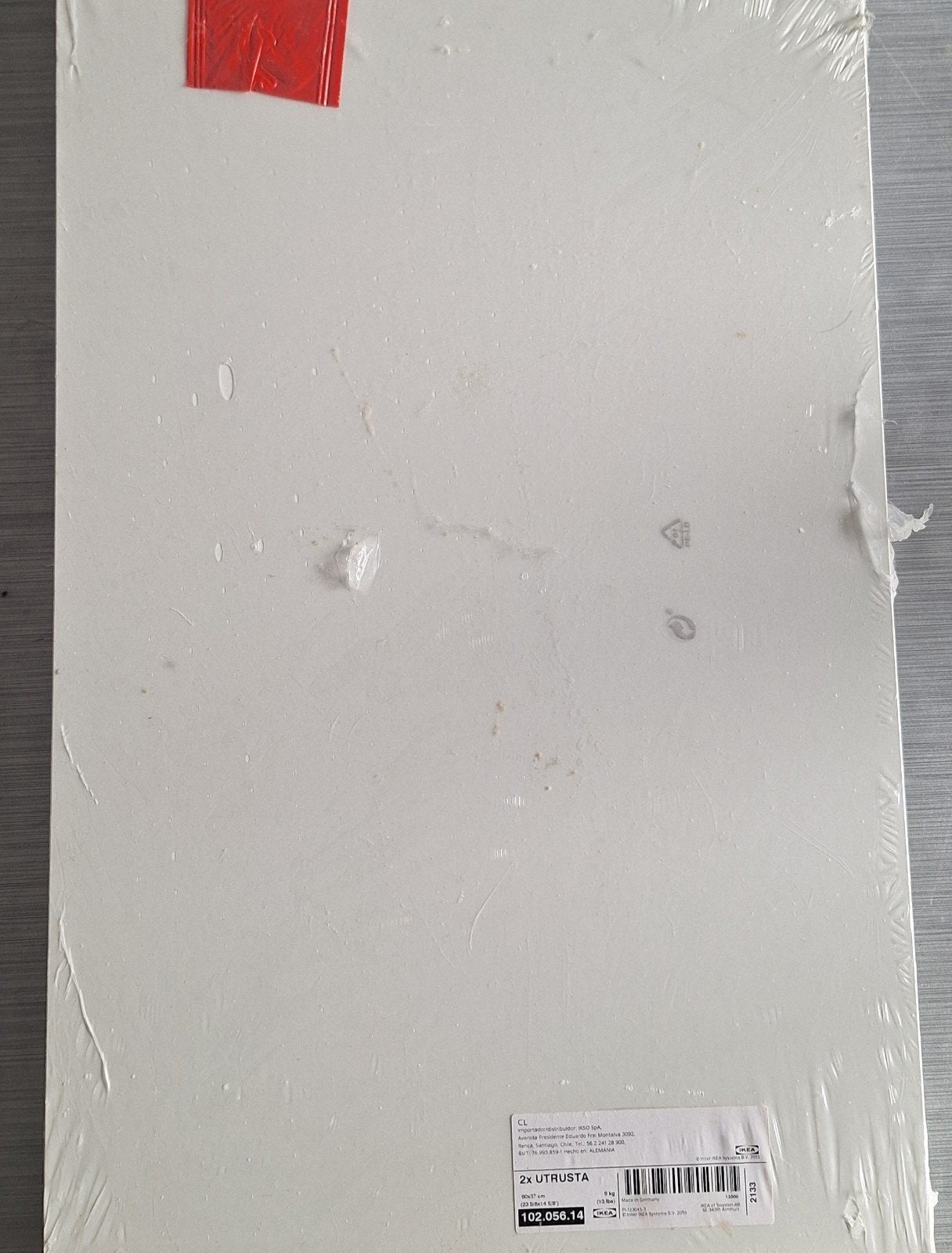2x 2 ikea utrusta planken voor keukenkast, Ophalen, Wit, Nieuw, 50 tot 100 cm