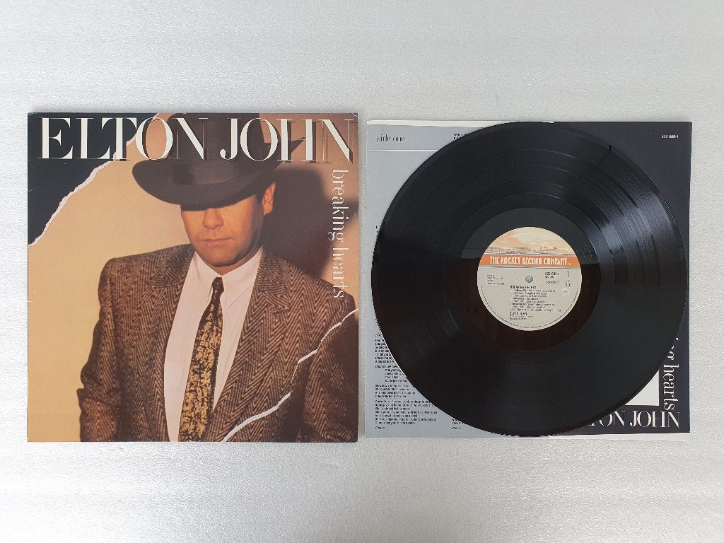 LP Elton John - Breaking Hearts, Ophalen of Verzenden, Gebruikt, LP